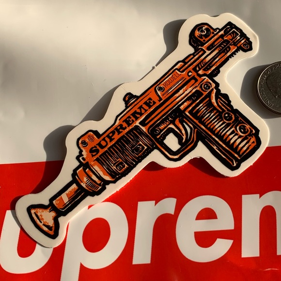 supreme uzi sticker